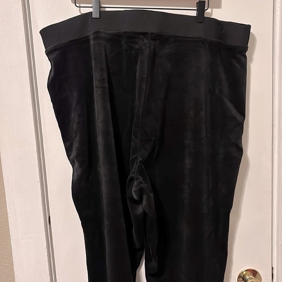 Women’s Plus Juicy Couture Velour Pants Black 2X - Picture 5 of 6